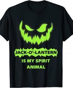 Funny Halloween Scary Jack O Lantern Pumpkin Face T-Shirt