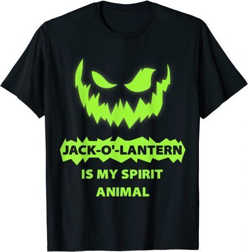 Funny Halloween Scary Jack O Lantern Pumpkin Face T-Shirt