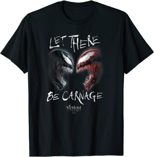 2021 Marvel Venom: Let There Be Carnage & Venom Showtime VS T-Shirt