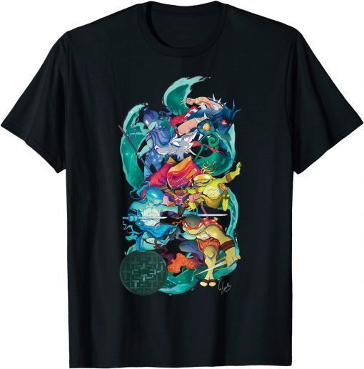 Official TMNT x Lily Stock Collection Group Shot T-Shirt