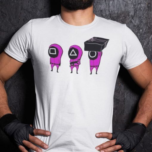 Official Pink Guards Squid Game Tee Shirt