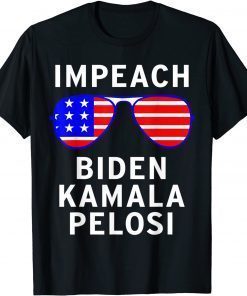 Impeach Biden Kamala Pelosi Impeach 86 46 Biden Impeachment Unisex T-Shirt