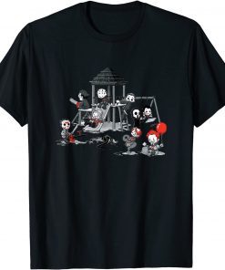 Baby Horror Characters Playing Horror Movies Halloween T-Shirt