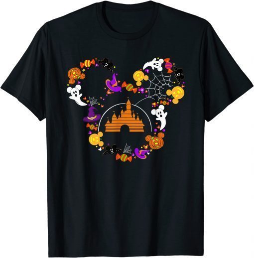 T-Shirt Cute Halloween Shirt Witch Candy Halloween Funny