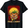 Free Candy – Scary Jack O Lantern Pumpkin Moon Halloween T-Shirt