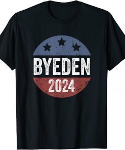 T-Shirt Bye Den 2024 ByeDen Button Funny Anti Joe Biden - Vote Trump