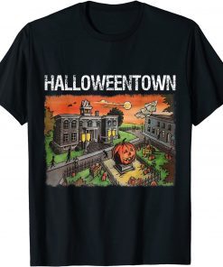 Halloween Town in University Pumpkin And Ghost T-Shirt
