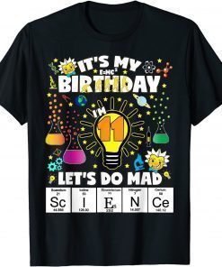 I'm 11 Let's Do Mad Science Birthday Theme For Age 11 T-Shirt