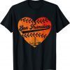 2021 Vintage San Francisco Baseball Heart TShirt