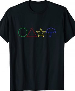 Squid Card Color Game Costume Squid Game Fan Gifts T-Shirt