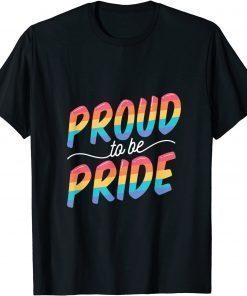 2021 vintage proud to be pride Retro funny proud Funny T-Shirt