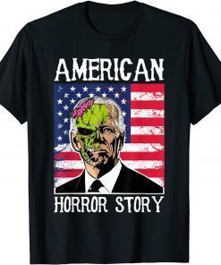T-Shirt Biden Horror American Zombie Story Halloween Retro Vintage 2021
