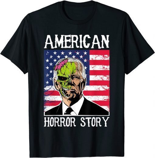 T-Shirt Biden Horror American Zombie Story Halloween Retro Vintage 2021