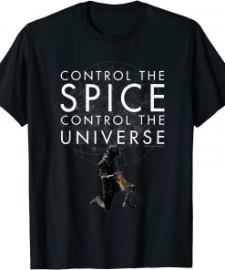 Dune (2021) - Control The Spice, Control The Universe Black T-Shirt