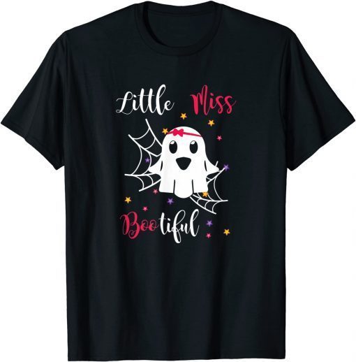 Classic Little Miss Bootiful Halloween Cute Meme Funny T-Shirt