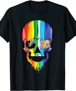 FunnyMatching Family Artist art Skull Costume Halloween 2021 T-Shirt