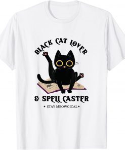 Official Black Cat Lover & Spell Caster for Halloween T-Shirt