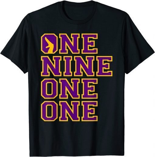 Mens Omega-1911 One Nine Hand Sign PsiPhi One One T-Shirt