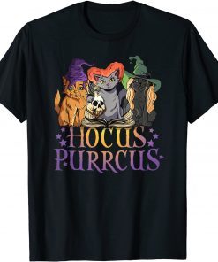Hocus Purrcus Halloween Witch Cats Funny Parody T-Shirt