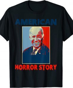 Biden Horror American Zombie Story Vintage Halloween Unisex T-Shirt