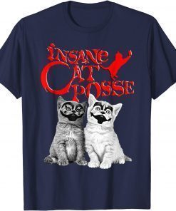 Insanes Funny Cat Posse Halloween For Men Women T-Shirt