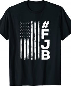 FJB Pro America US Distressed Flag F Biden FJB T-Shirt