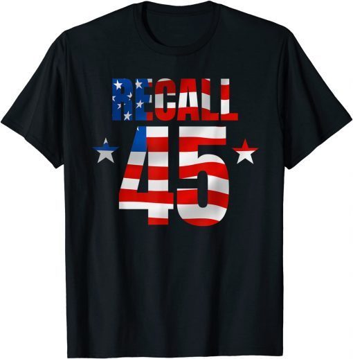 Official Recall 45 Trump Anti Biden T-Shirt