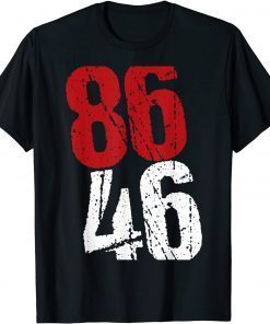 Vintage Impeach 46 8646 Pro America Anti Biden Republican T-Shirt