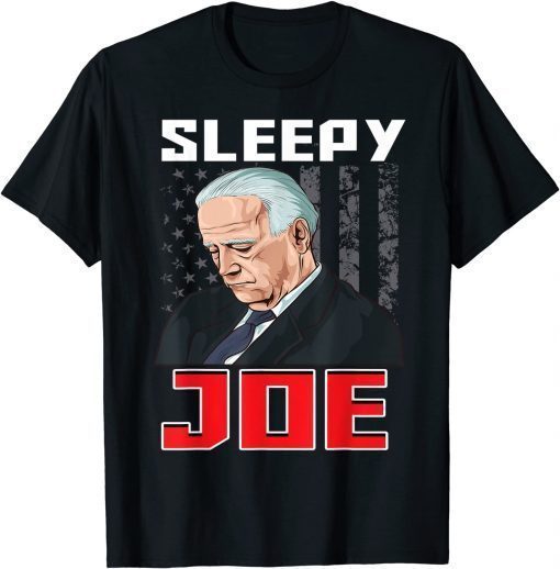 The sleepy parody of the President of Joe Biden campaign T-Shirt