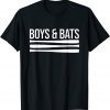 Boys and Bats Baseball Bat Reviews T-Shirt