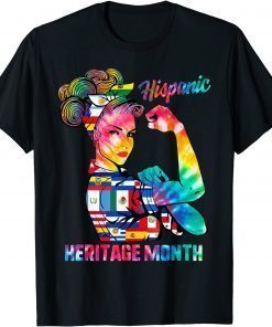 Hispanic Heritage Month Shirt Hispanic Women Girls Inspired T-Shirt