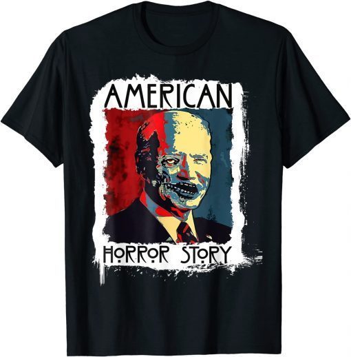 T-Shirt Biden Horror American Zombie Story Halloween Retro Vintage 2021