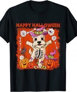 Scottish Terrier Dog Happy Halloween Funny T-Shirt