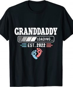 Granddaddy Loading Est 2022 Funny Pregnancy Announcement Shirts
