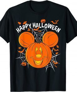 Disney Mickey & Friends Mickey Pumpkin Happy Halloween T-Shirt