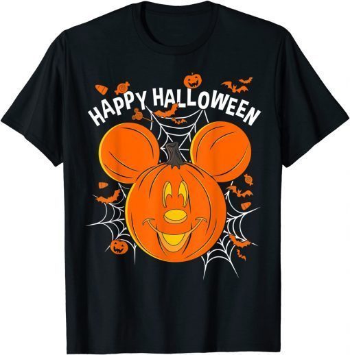 Disney Mickey & Friends Mickey Pumpkin Happy Halloween T-Shirt