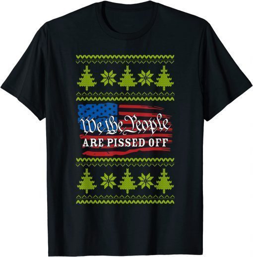 Official Patriotic Anti Biden Republican USA Ugly Christmas Sweater T-Shirt