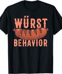 Oktoberfest Wurst Behavior German Beer and Bratwurst Party T-Shirt