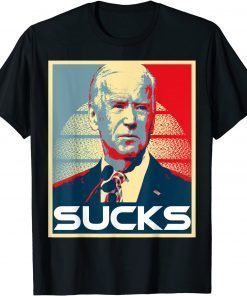 T-Shirt Joe Biden Sucks Retro Poster Classic