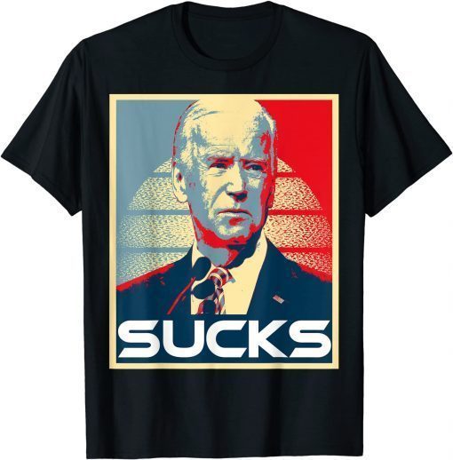 T-Shirt Joe Biden Sucks Retro Poster Classic