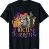 Hocus Purrcus Halloween Witch Cats Funny Parody Halloween T-Shirt