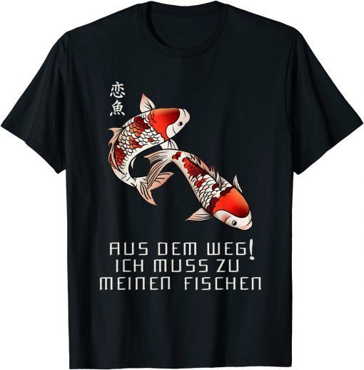 Funny Koi carp saying, garden pond, fish breeder, koi carp T-Shirt