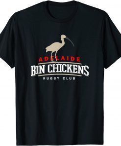 Official Adelaide Australia Bin Chickens Rugby Club Sports Logo T-Shirt