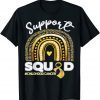 Childhood Cancer Support Squad Gold Ribbon T-Shirt