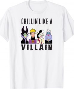 Disney: Villain Gang: Ursula,Evil Queen,Cruella,Maleficent T-Shirt