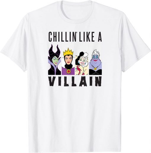 Disney: Villain Gang: Ursula,Evil Queen,Cruella,Maleficent T-Shirt