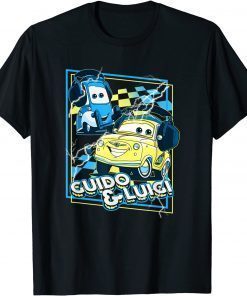 Disney Pixar Cars Guido & Luigi Loud As Thunder T-Shirt