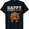 Happy Thanksgaming Dabbing Pilgrim Turkey Gamer Thanksgiving Unisex Tee Shirt
