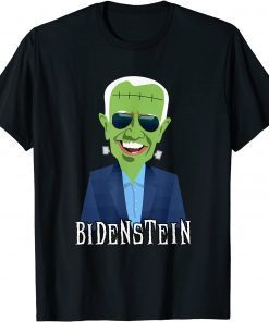 Biden Halloween Costume, Funny Bidenstein Joe Biden Ghost T-Shirt