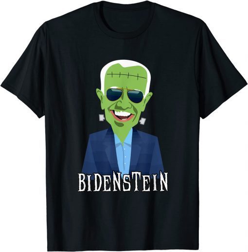 Biden Halloween Costume, Funny Bidenstein Joe Biden Ghost T-Shirt